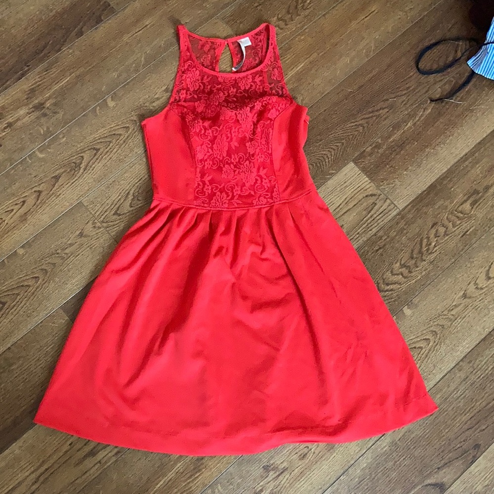 Lauren Conrad red dress